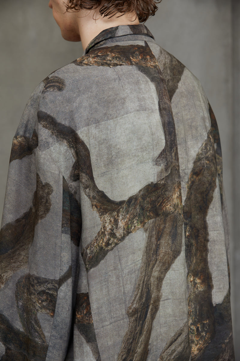 DOUBLE BREASTED LONG JACKET