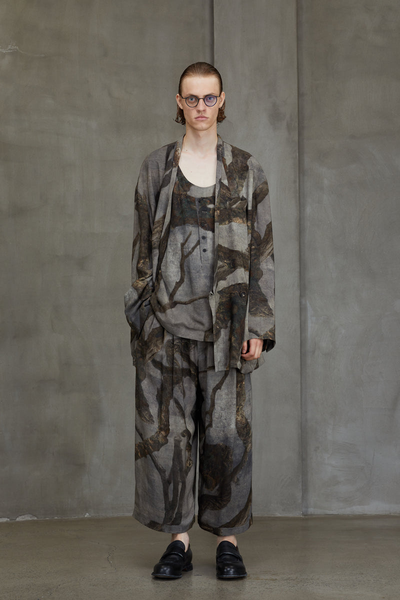 DOUBLE BREASTED LONG JACKET