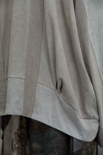 GATHERED LONG SLEEVE T-SHIRT