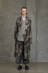 DIGITAL PRINT TRENCH COAT