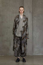 DIGITAL PRINT TRENCH COAT