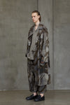 DIGITAL PRINT TRENCH COAT