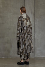 DIGITAL PRINT TRENCH COAT