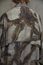 DIGITAL PRINT TRENCH COAT