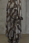 DIGITAL PRINT TRENCH COAT