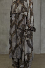 DIGITAL PRINT TRENCH COAT