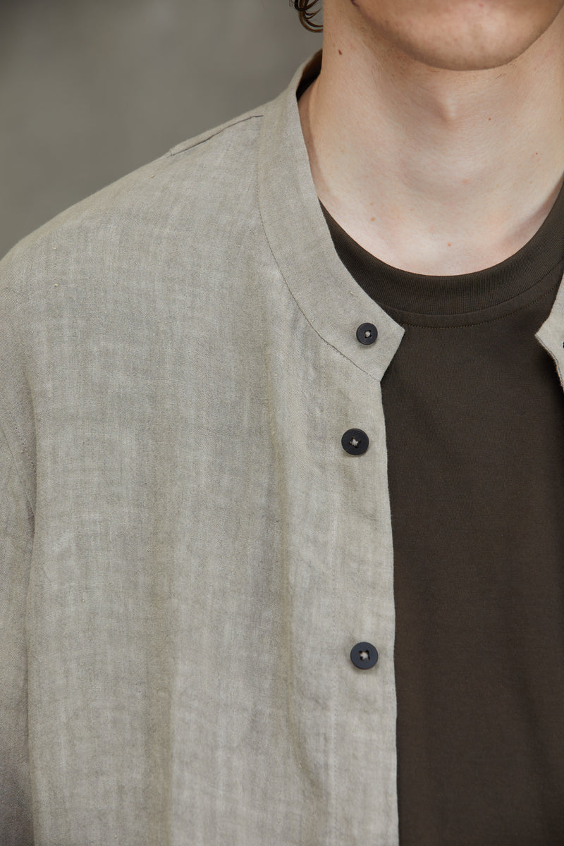 CLASSIC MANDARIN COLLAR SHIRT