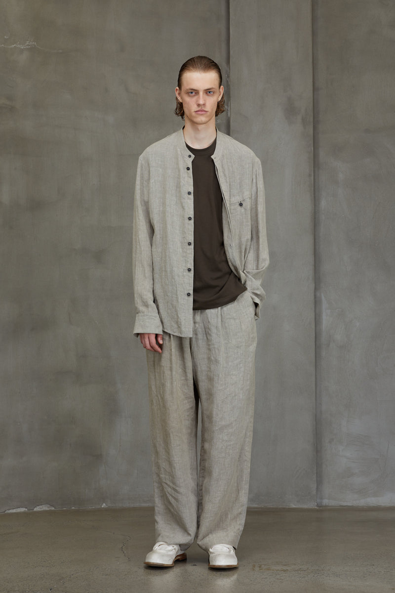 CLASSIC MANDARIN COLLAR SHIRT