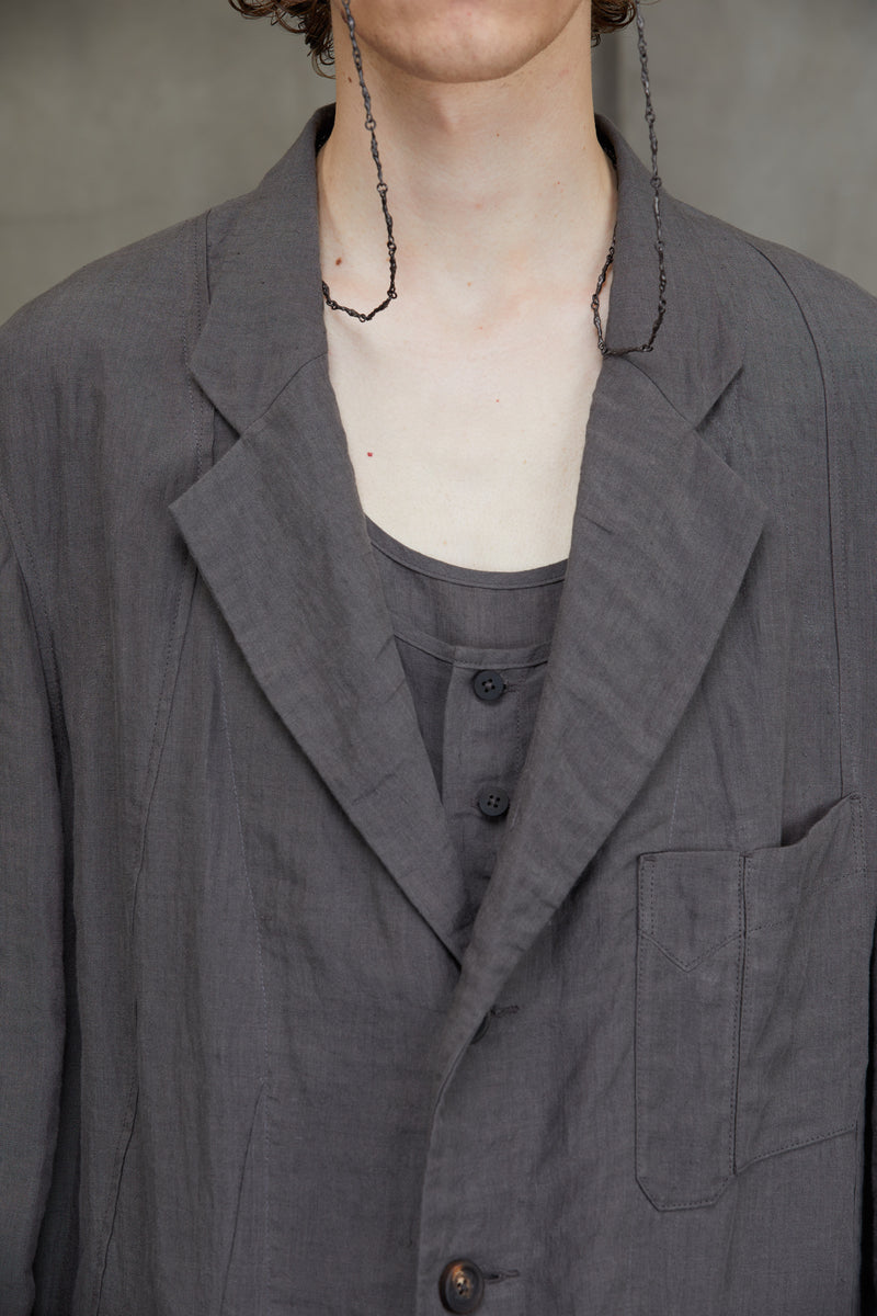 3 BUTTON LONG JACKET