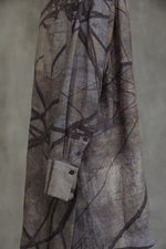 DIGITAL PRINT HIGH NECK LONG SHIRT