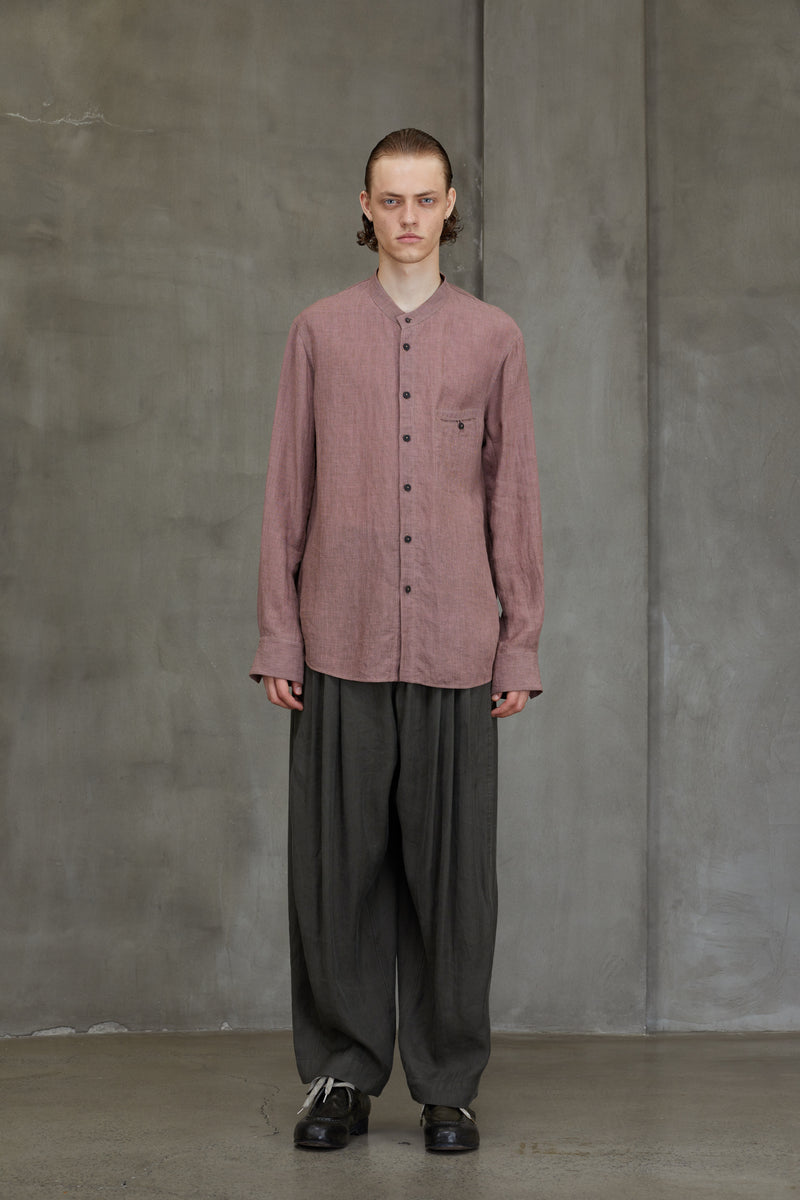 CLASSIC MANDARIN COLLAR SHIRT