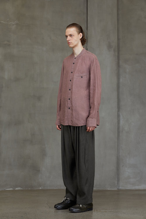 CLASSIC MANDARIN COLLAR SHIRT
