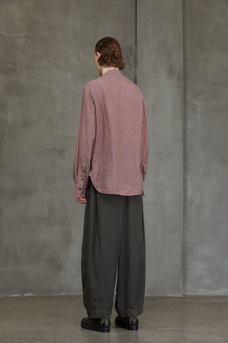 CLASSIC MANDARIN COLLAR SHIRT