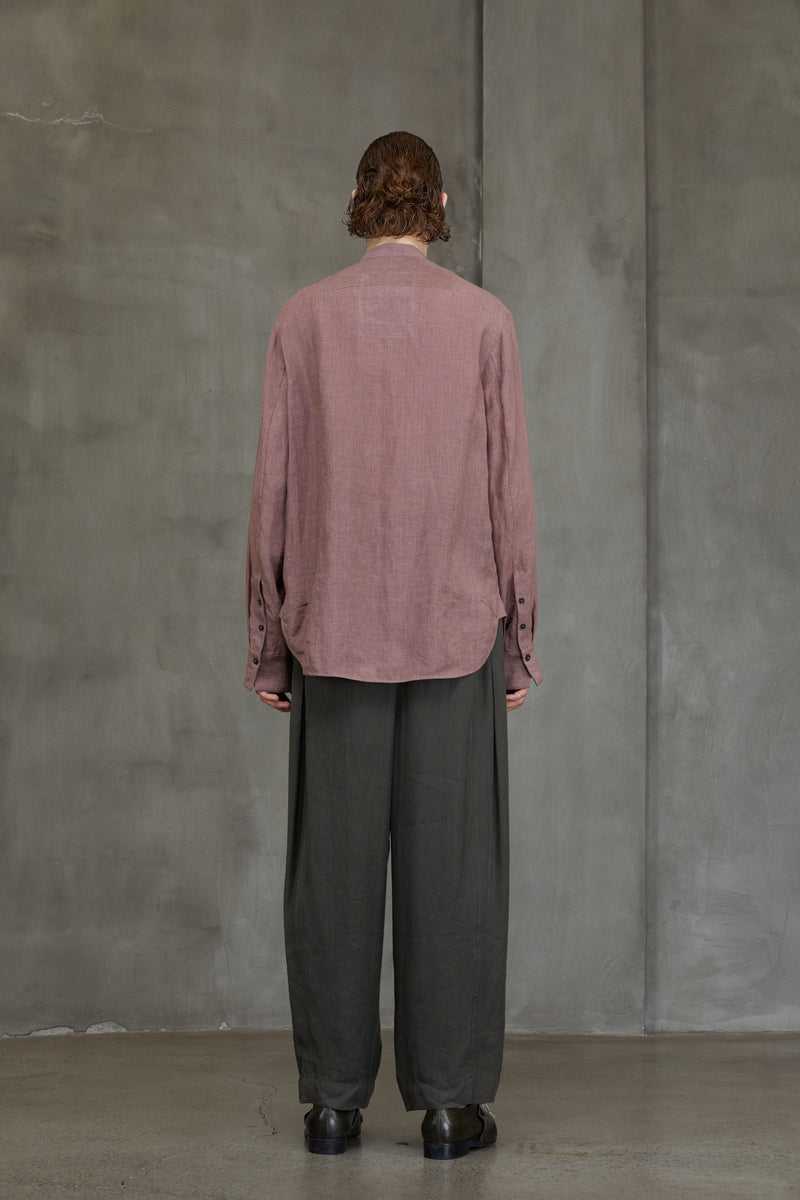 CLASSIC MANDARIN COLLAR SHIRT