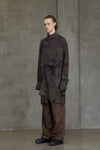 DIGITAL PRINT HIGH NECK LONG SHIRT