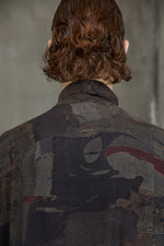 DIGITAL PRINT HIGH NECK LONG SHIRT
