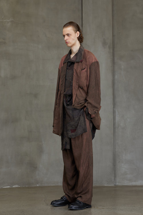 DOUBLE BREASTED LONG JACKET