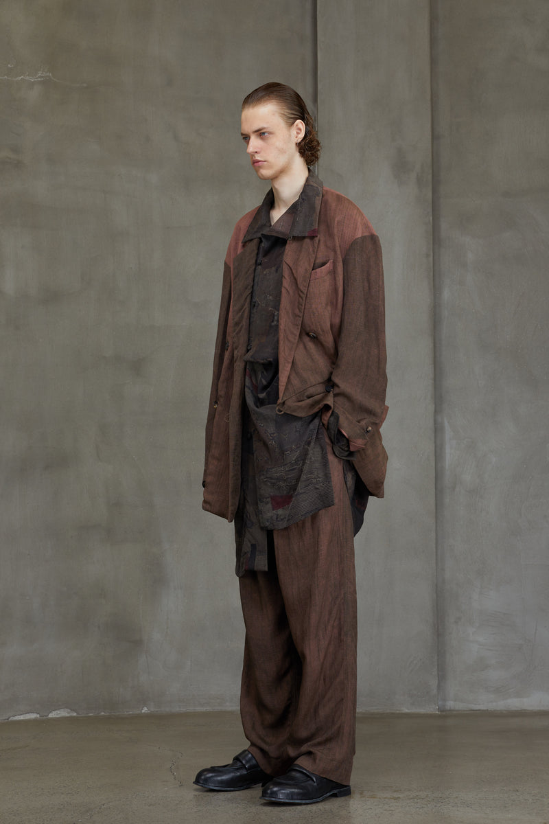 DOUBLE BREASTED LONG JACKET