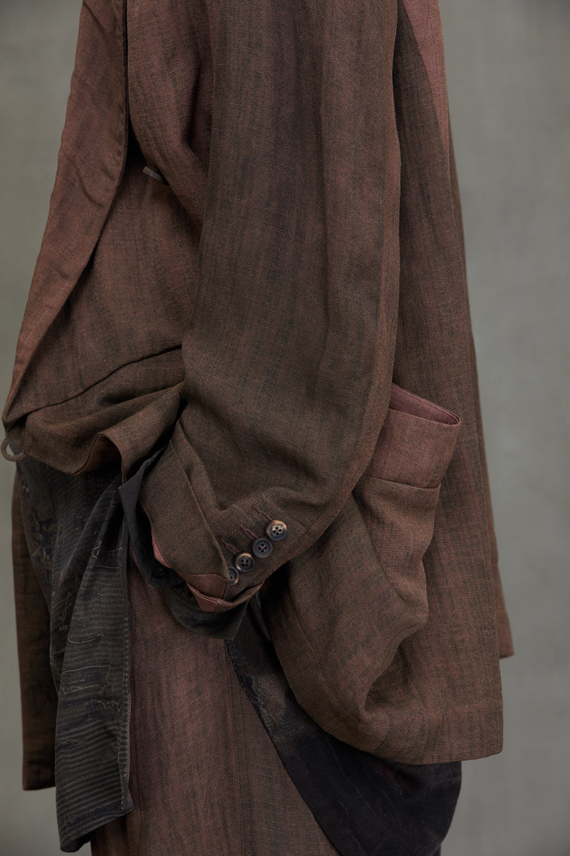 DOUBLE BREASTED LONG JACKET