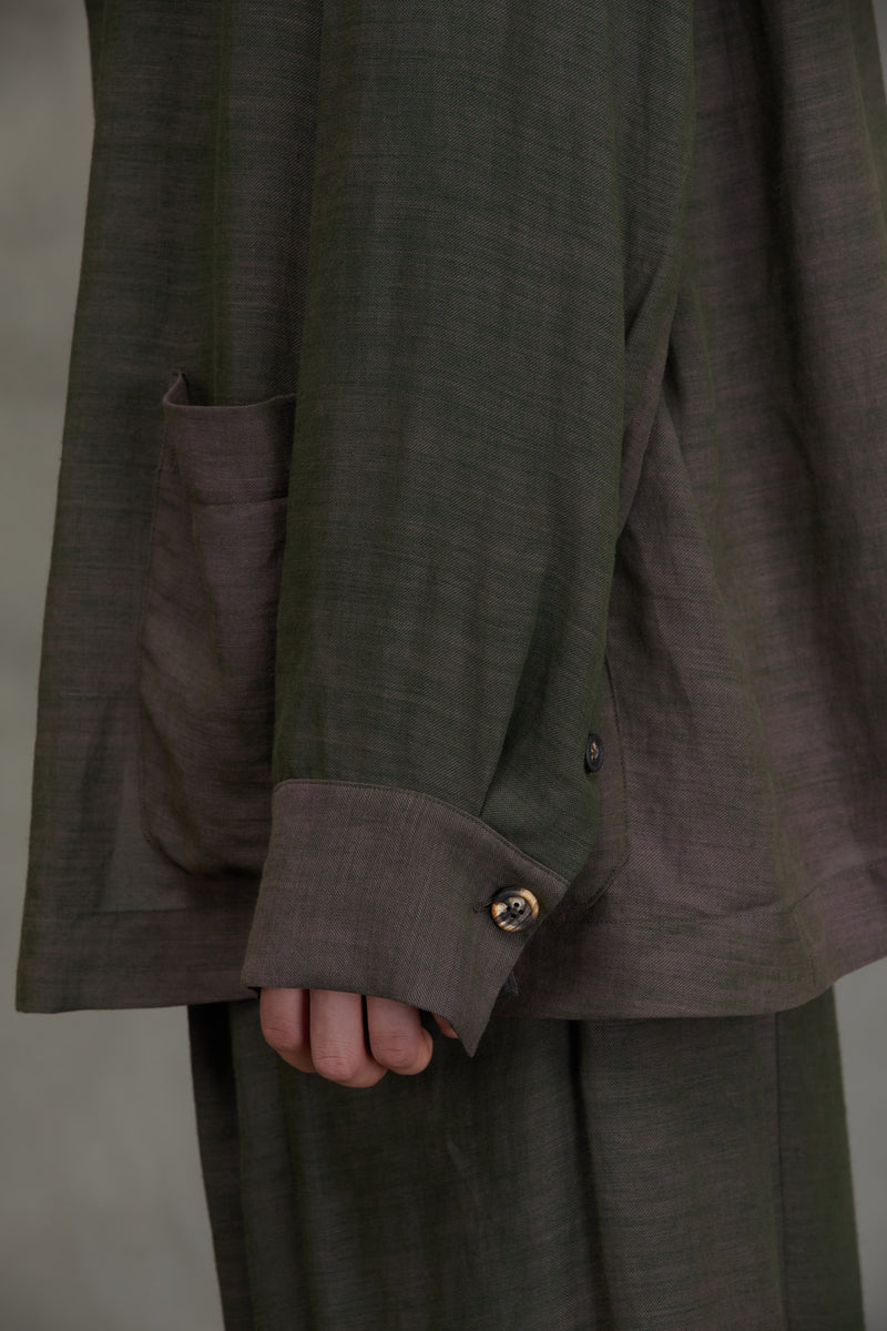 OVERSIZED SHIRT JACKET