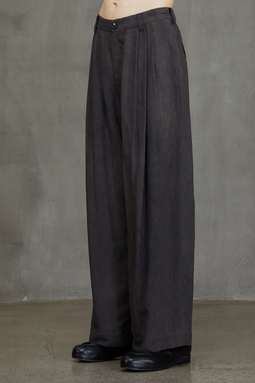 STRAIGHT LEG WIDE TROUSERS