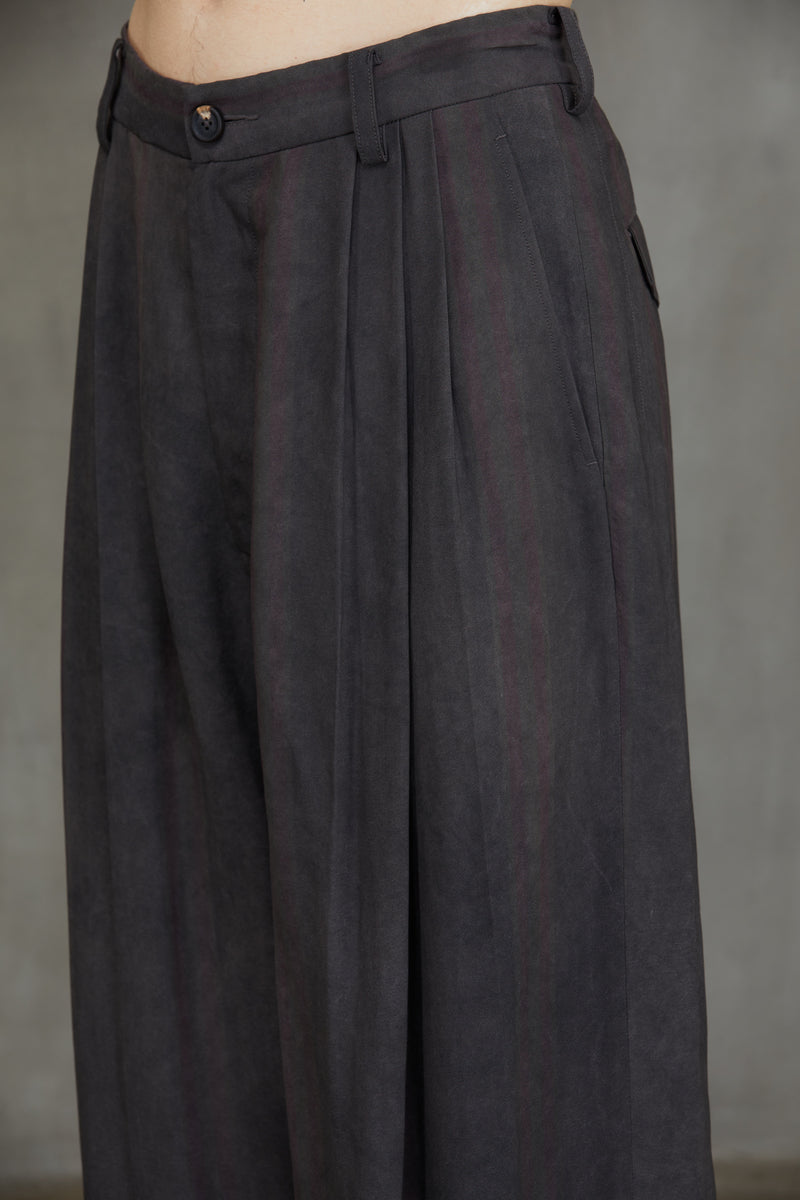 STRAIGHT LEG WIDE TROUSERS