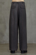 STRAIGHT LEG WIDE TROUSERS