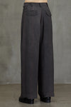STRAIGHT LEG WIDE TROUSERS