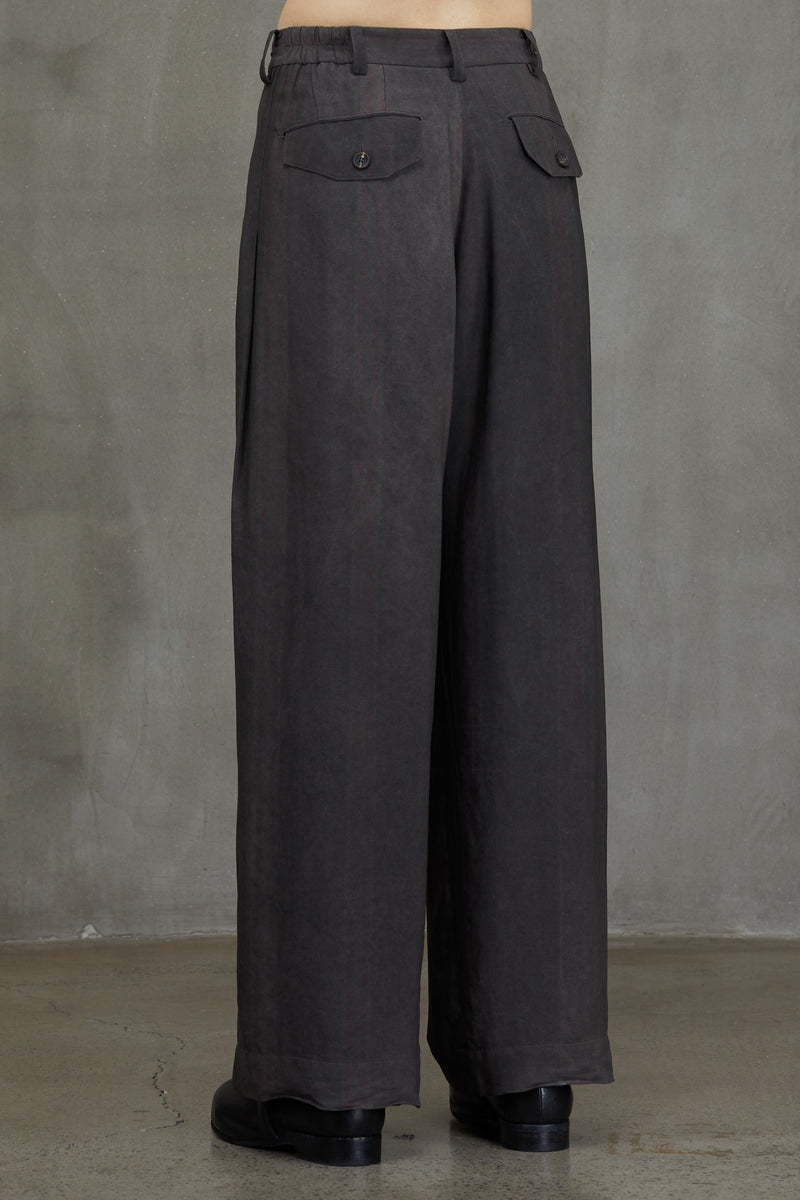 STRAIGHT LEG WIDE TROUSERS