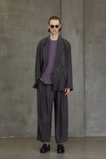 DOUBLE BREASTED ASYMMETRIC JACKET