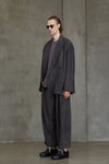 DOUBLE BREASTED ASYMMETRIC JACKET