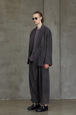 DOUBLE BREASTED ASYMMETRIC JACKET