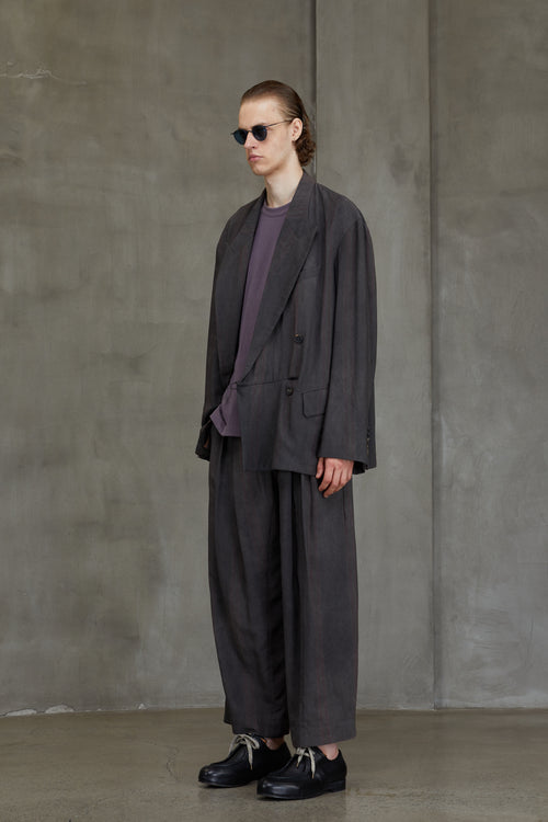DOUBLE BREASTED ASYMMETRIC JACKET