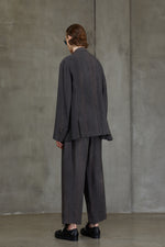 DOUBLE BREASTED ASYMMETRIC JACKET