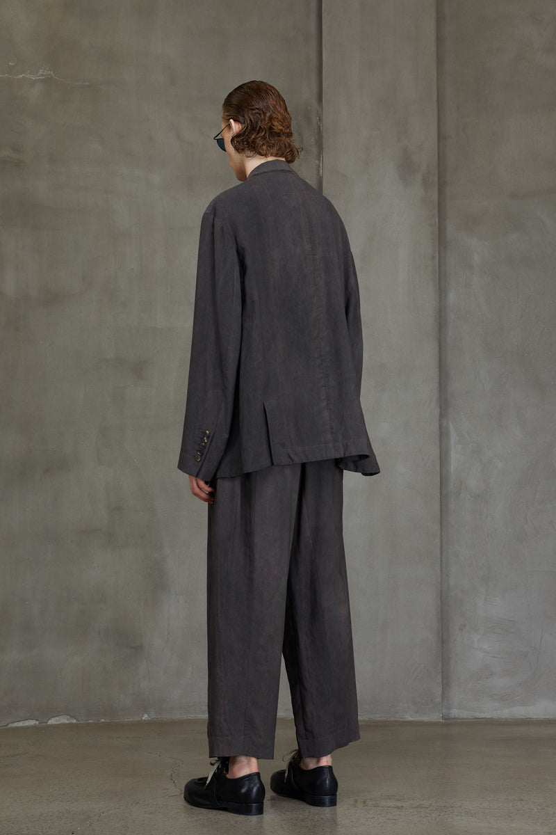 DOUBLE BREASTED ASYMMETRIC JACKET