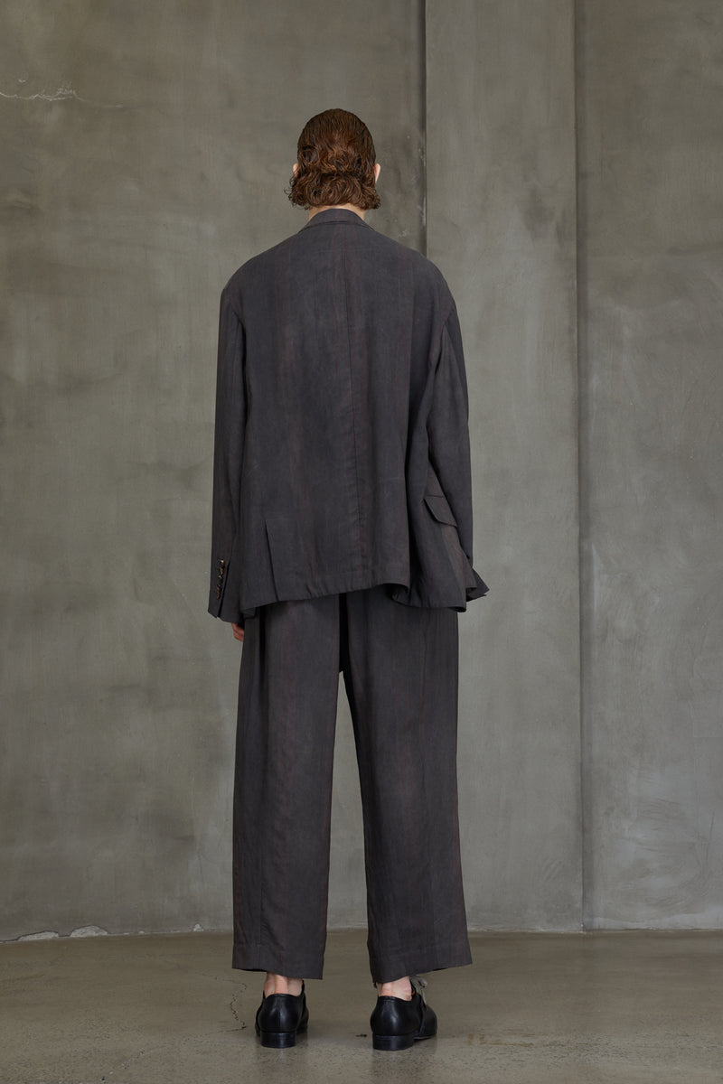 DOUBLE BREASTED ASYMMETRIC JACKET