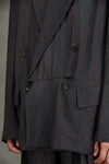 DOUBLE BREASTED ASYMMETRIC JACKET