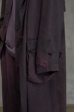 DOUBLE BREASTED ASYMMETRIC COAT