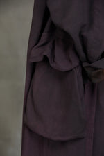 DOUBLE BREASTED ASYMMETRIC COAT