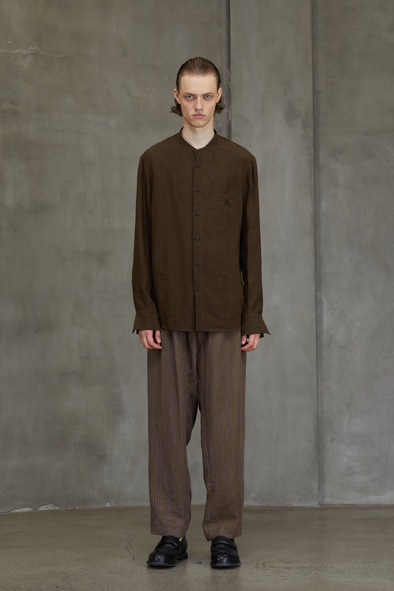 PUPPYTOOTH MANDARIN COLLAR SHIRT