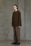 PUPPYTOOTH MANDARIN COLLAR SHIRT