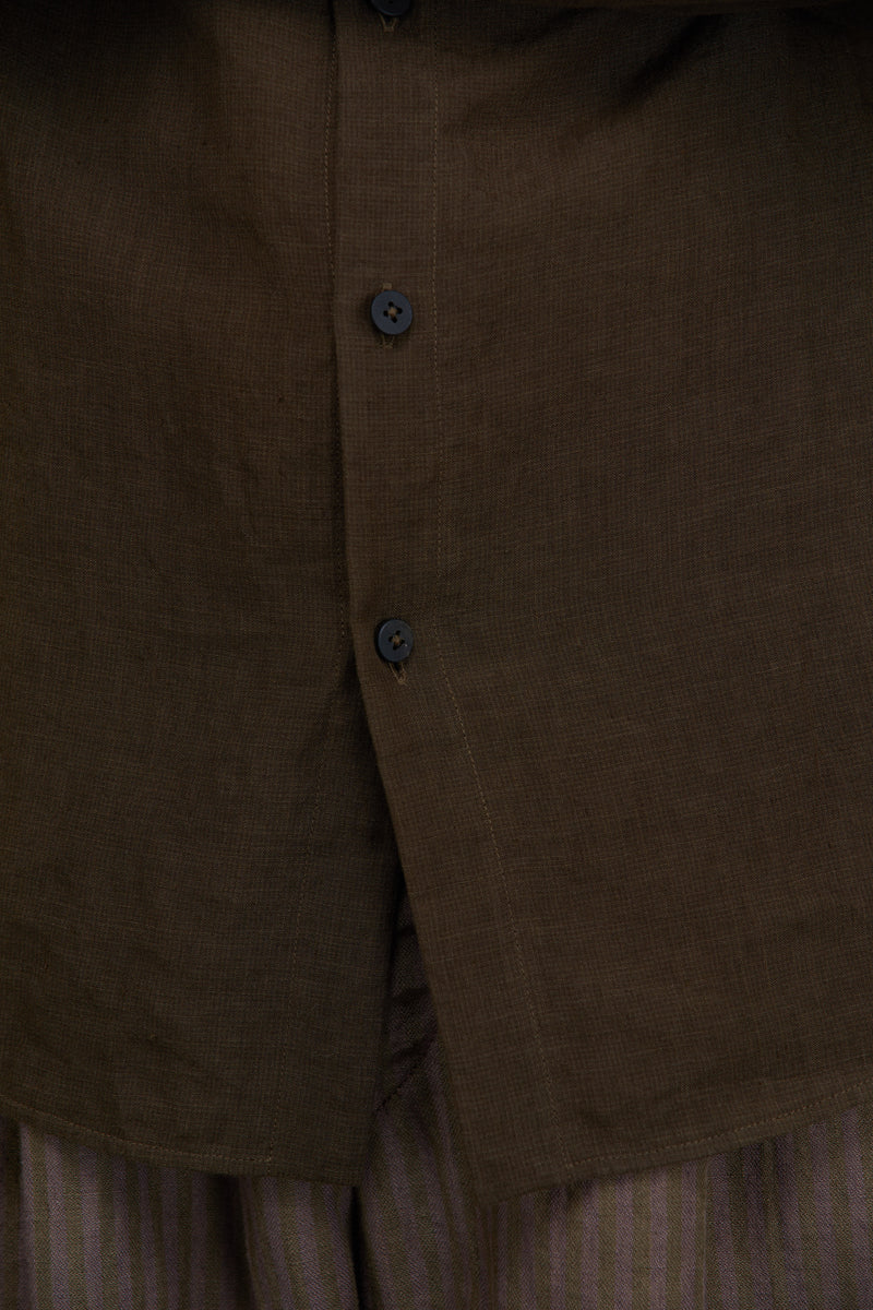 PUPPYTOOTH MANDARIN COLLAR SHIRT