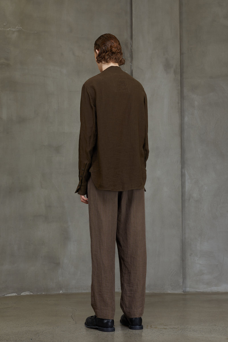 PUPPYTOOTH MANDARIN COLLAR SHIRT