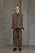 STRIPED 3 BUTTON JACKET