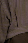 DOUBLED BREASTED STRIPED JACKET