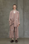 DOUBLE BREASTED ASYMMETRIC JACKET