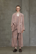 DOUBLE BREASTED ASYMMETRIC JACKET