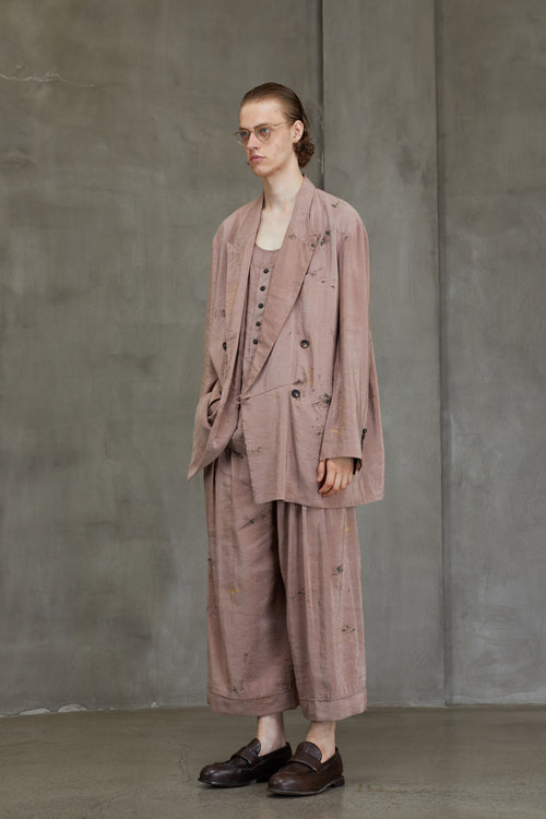DOUBLE BREASTED ASYMMETRIC JACKET