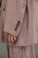 DOUBLE BREASTED ASYMMETRIC JACKET