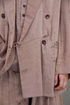 DOUBLE BREASTED ASYMMETRIC JACKET